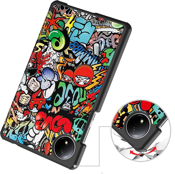Фото - Чохол для планшета BeCover Smart Case for Xiaomi Redmi Pad SE 8.7'' Graffiti (711913)