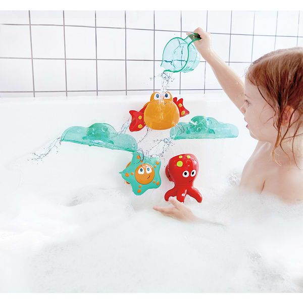 Фото - Іграшка для ванної Hape Морські мешканці на присосках 6 шт. (E0215)