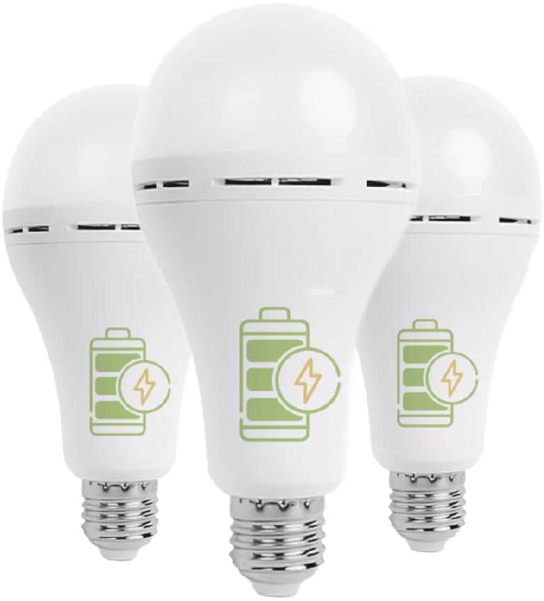 Лампочка світлодіодна акумуляторна NOAS Е27 LED YL95-0711 6500K 3 шт. (000059425)