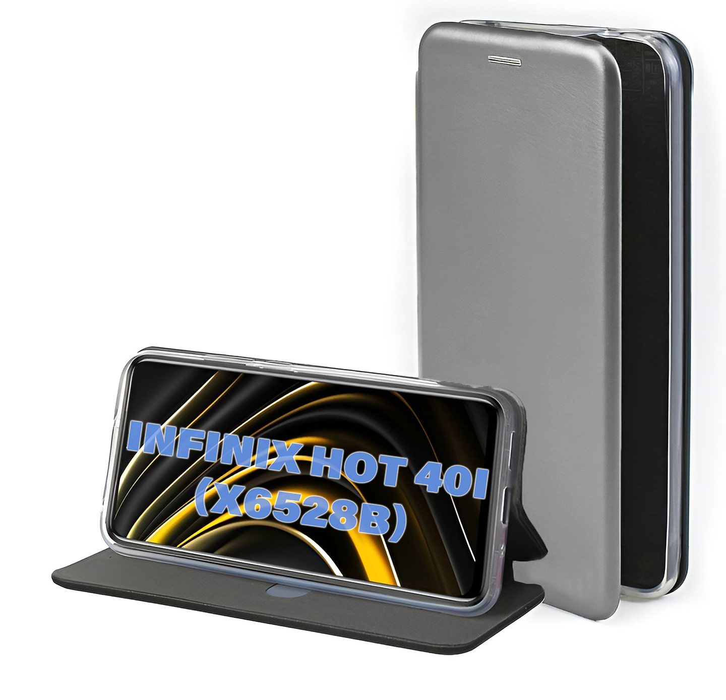 Чехол для смартфона BeCover Exclusive for Infinix Hot 40i (X6528B) Gray (711233) - Фото 1