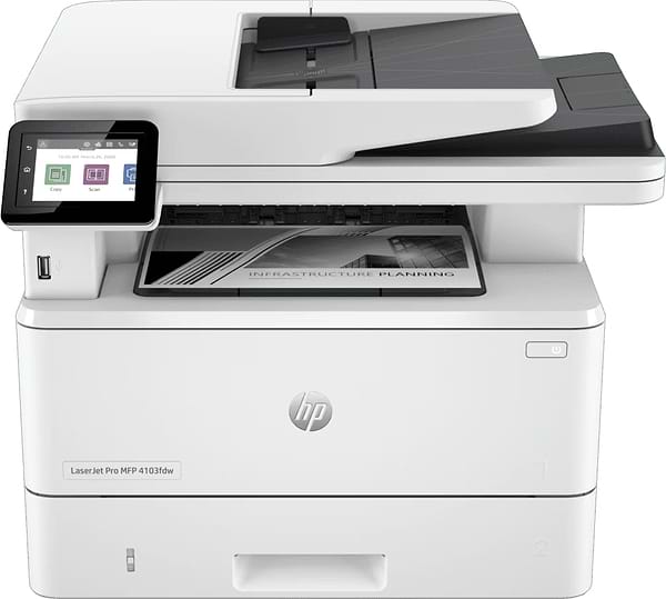 Фото - МФУ ч/б печати HP LaserJet Pro 4103fdw с Wi-Fi (2Z629A)