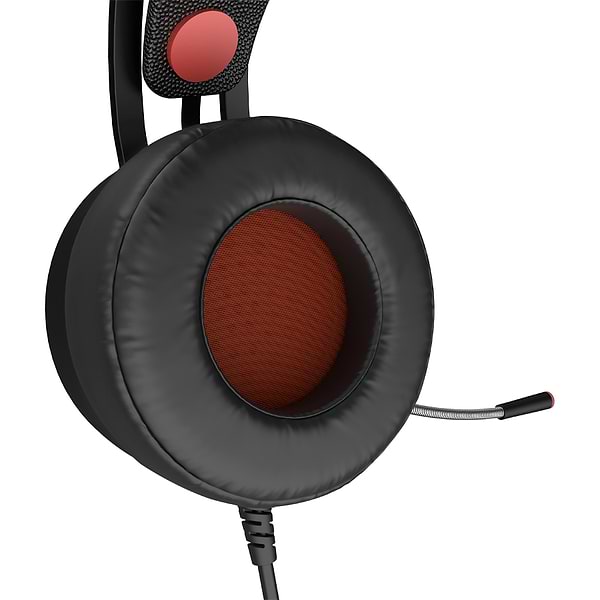 Фото - Гарнітура дротова ігрова Canyon GH-8A Black Orange (CND-SGHS8A)