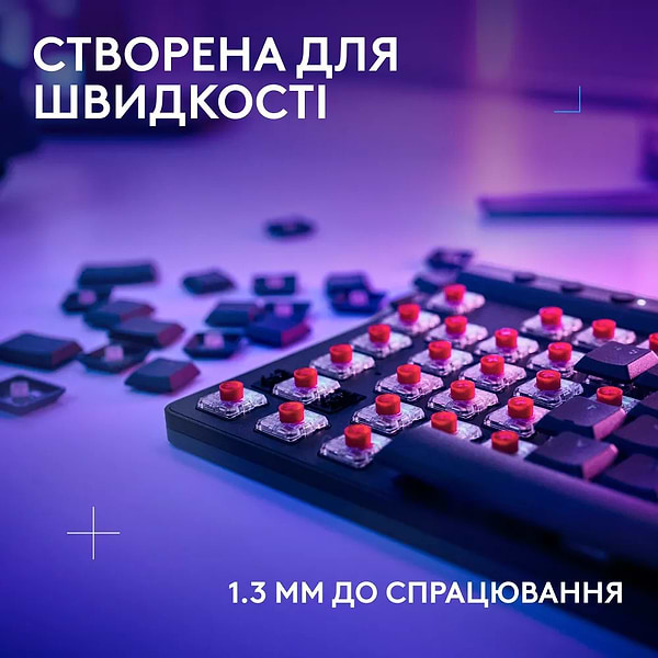 Фото - Клавіатура бездротова ігрова Logitech G515 Lightspeed TKL Black (920-012538)