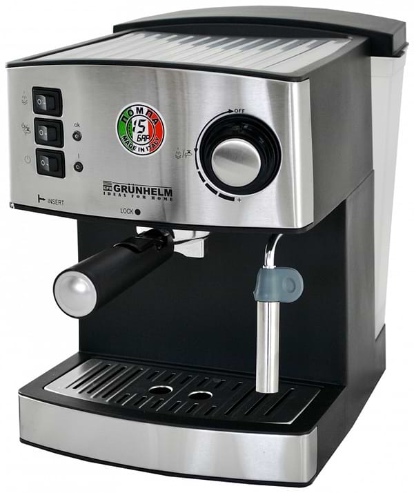 Фото - Уценка - Кофеварка рожковая Grunhelm GEC15