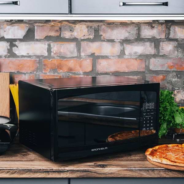 Фото - Микроволновая печь (СВЧ) Grunhelm 23MX523-B Black