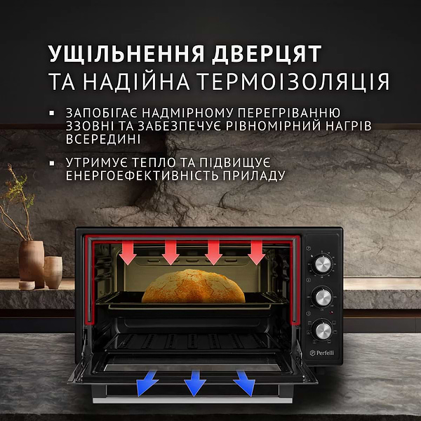 Фото - Уценка - Печь электрическая Perfelli SIERRA 48 BLACK