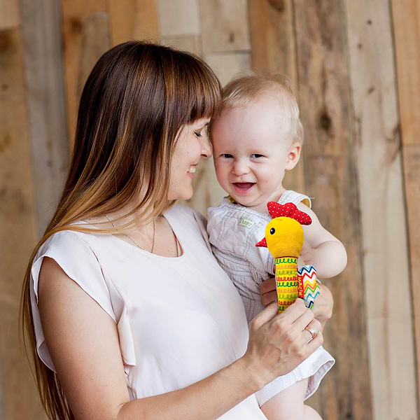 Фото - Погремушка Macik палочка Петушок (МС 010302-02)