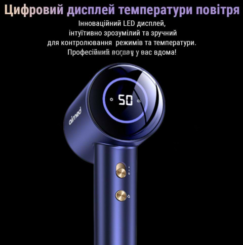 Фото - Фен-стайлер AIMED Hair Master PRO з набором насадок (AI-HMaster1_set_blue)