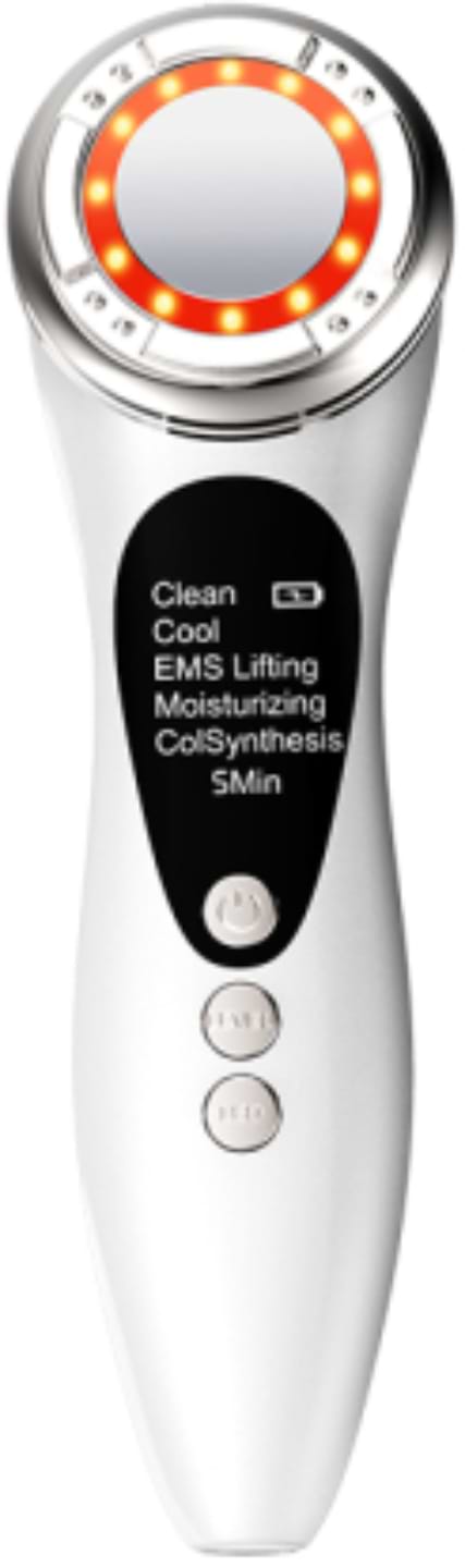 Фото - Уценка - Микротоковая ручка для подтяжки лица AIMED Skin RF Lifting EMS+LED White (AI-RF+EMS_wh)