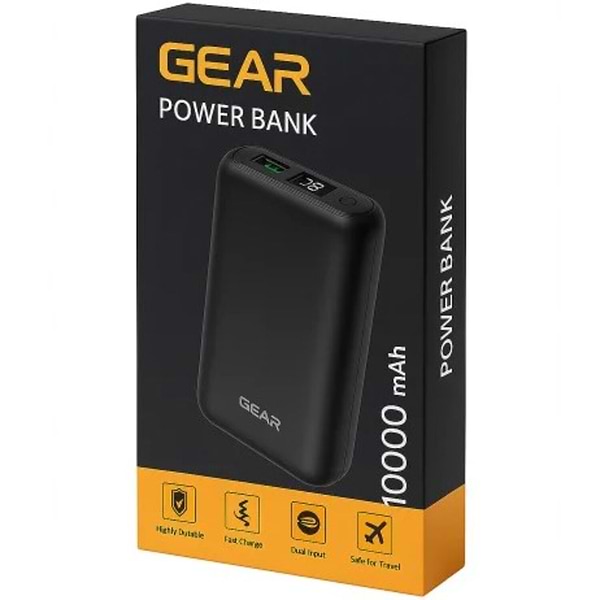 Фото - Батарея мобільна GEAR 10000mAh PD22.5W 1C+2A+1micro (WP942P)