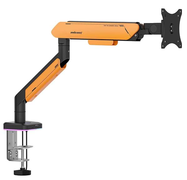 Фото - Кріплення настільне Anda Seat Stealth PRO II RGB 17''-42'' Orange (AD-W-A9X-1S-BO)