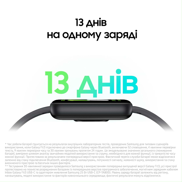 Фото - Фітнес-браслет Samsung Galaxy Fit3 Silver (SM-R390NZSASEK)