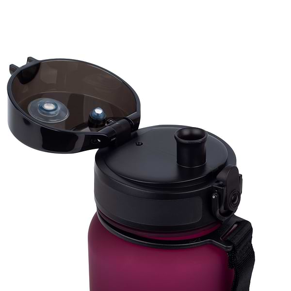 Фото - Пляшка для води UZspace 3053 Frosted 800 мл бордова