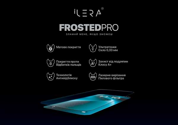 Фото - Защитное стекло для смартфона ILera DeLuxe Frosted for iPhone 16E/14/13/13 Pro (iLDelFr16E)