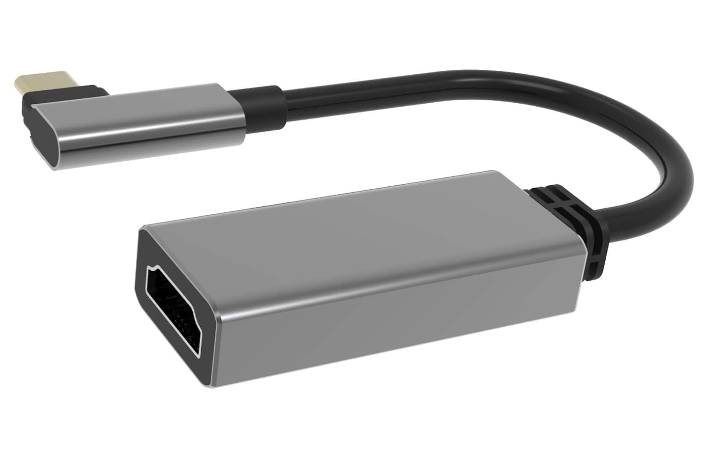 Переходник Ailink Aluminium Connector USB-C - HDMI 4K 60 Hz с поворотом (AI-H3) - Фото 1