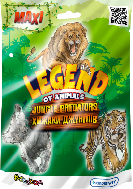 Стретч-антистрес #sbabam серії LEGEND OF ANIMALS МАКСІ – ХИЖНИКИ ДЖУНГЛІВ (в диспл.) в асорт. (30/CN23) - Фото 1