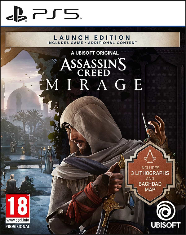 Фото - Ігровий диск PS5 PlayStation Assassin's Creed Mirage Launch Edition