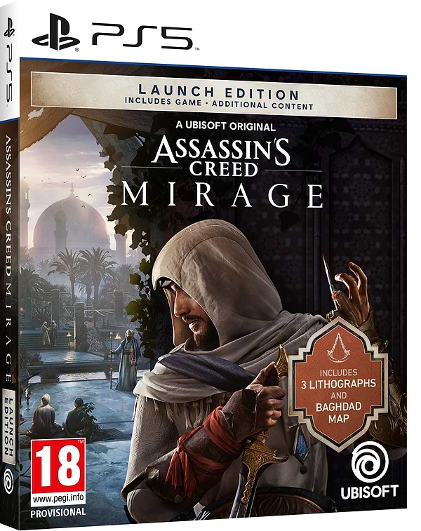 Фото - Ігровий диск PS5 PlayStation Assassin's Creed Mirage Launch Edition