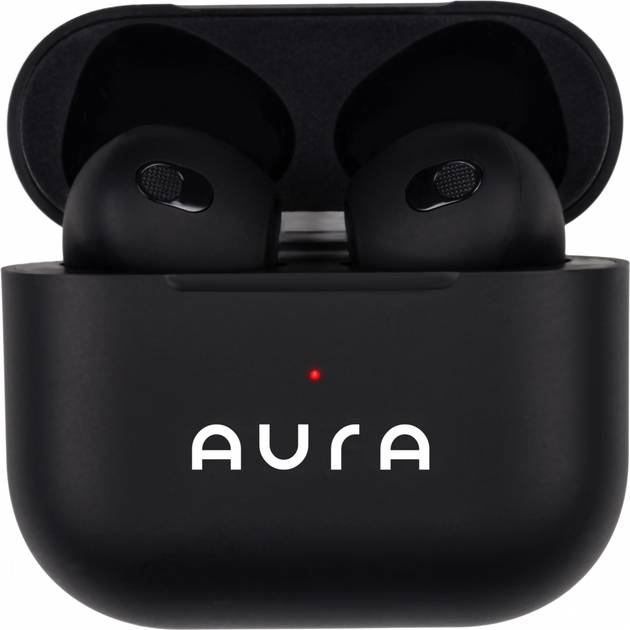 Фото - Наушники вкладыши беспроводные TWS Aura 3 Black (TWSA3B)