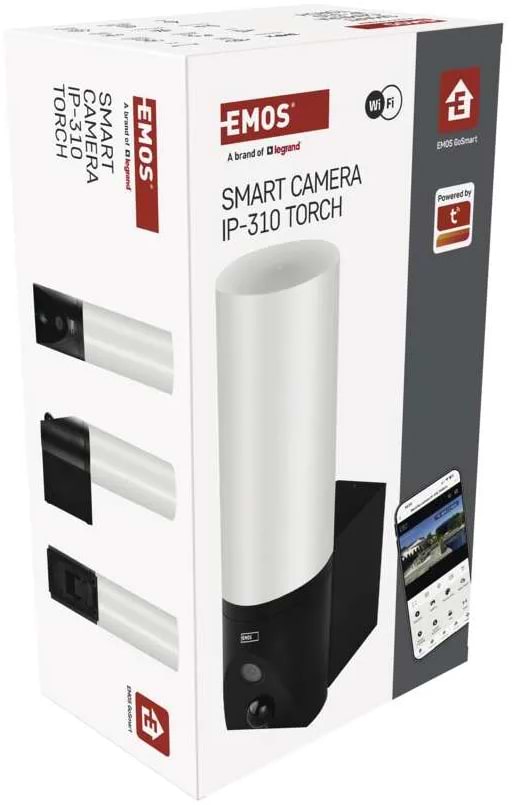 Фото - IP-камера EMOS H4065 GoSmart наружная поворотная с Wi-Fi и подсветкой Черная