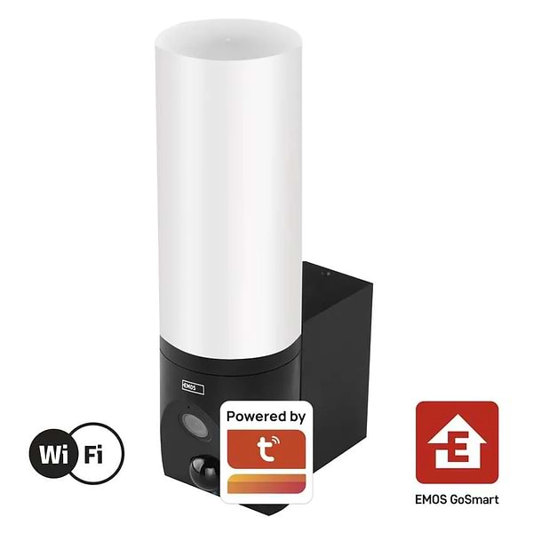 Фото - IP-камера EMOS H4065 GoSmart наружная поворотная с Wi-Fi и подсветкой Черная