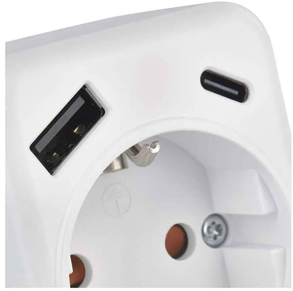 Фото - Сетевое зарядное устройство EMOS P0075 с 1xUSB-A 1xUSB-C