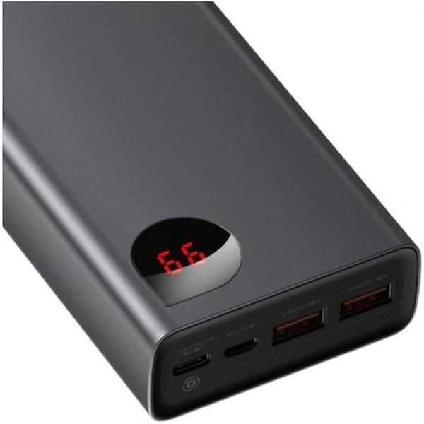 Фото - Батарея мобільна Baseus Adaman Metal PD 65W USB-C 2xUSB QC 3.0 20000mAh (PPIMDA-D01)