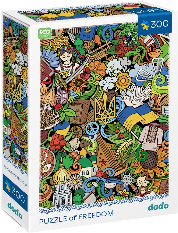 Пазли картонні (8 +) Dodo Український настрій (300587) - Фото 1