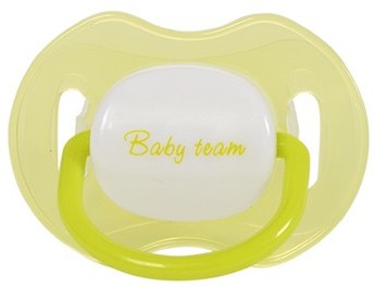Фото - Ортодонтична пустушка Baby Team силіконова нічна (3008)