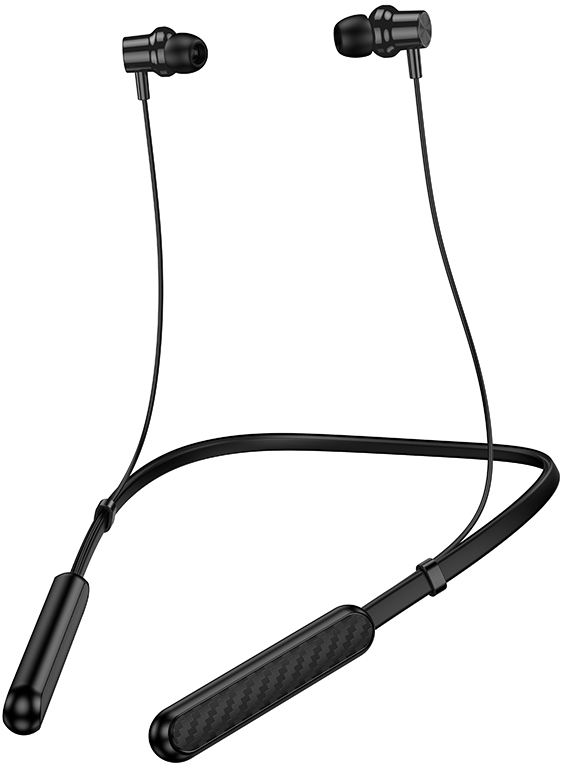 Фото - Наушники вкладыши беспроводные BOROFONE BE72 Sun neck hanging BT earphones Black (6941991124518)
