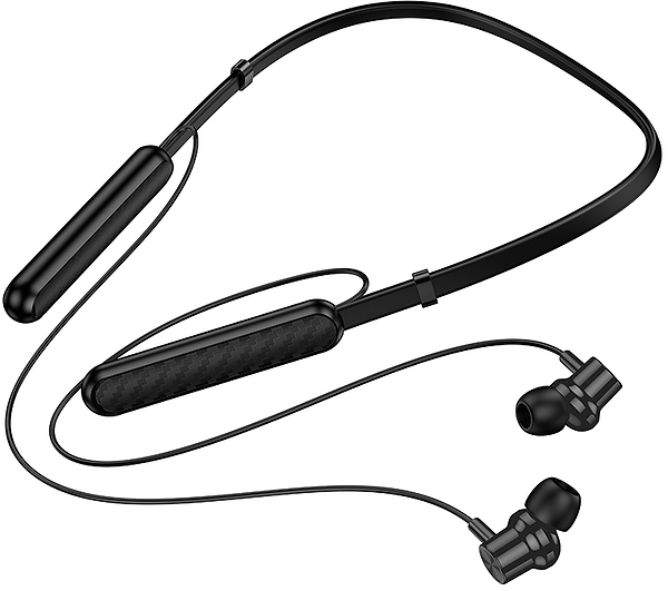 Фото - Наушники вкладыши беспроводные BOROFONE BE72 Sun neck hanging BT earphones Black (6941991124518)
