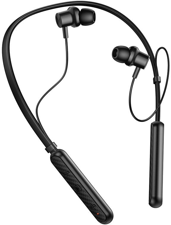Фото - Наушники вкладыши беспроводные BOROFONE BE72 Sun neck hanging BT earphones Black (6941991124518)