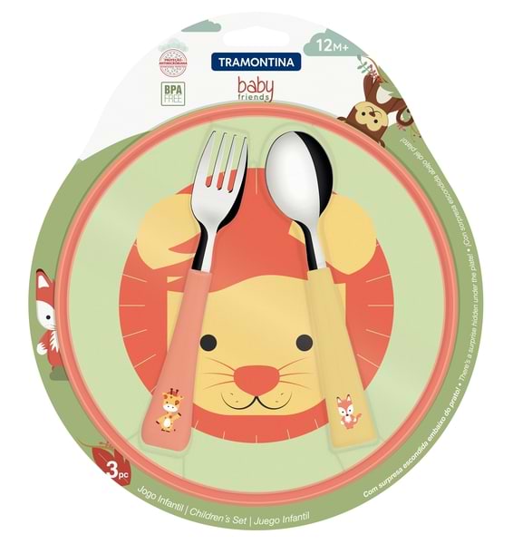Фото - Набор детский 3 пр. Tramontina Baby Friends 3 пр. (23797/907)