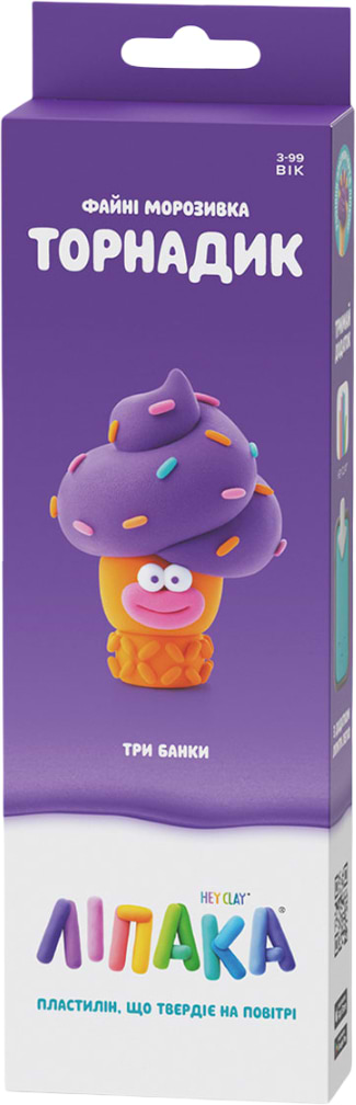 Масса для лепки Ліпака КЛАССНОЕ МОРОЖЕНОЕ: ТОРНАДИК (30144-UA01)
