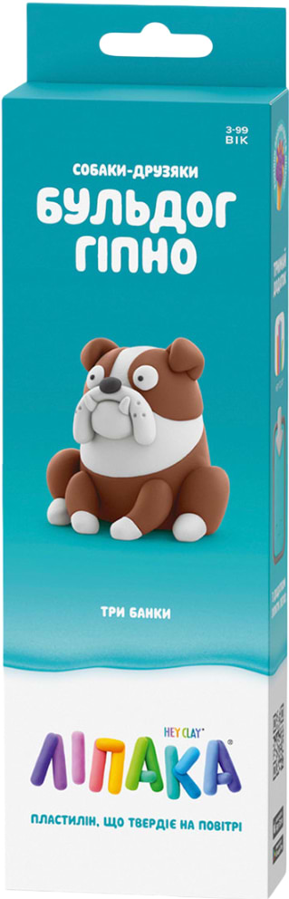 Масса для лепки Ліпака СОБАКИ-ДРУЗЬЯ: БУЛЬДОГ ГИПНО (30148-UA01)