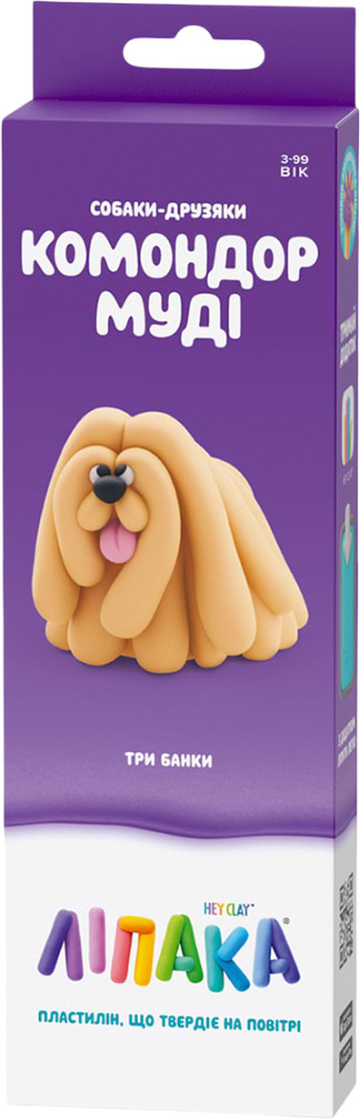 Масса для лепки Ліпака СОБАКИ-ДРУЗЬЯ: КОМОНДОР МУДИ (30149-UA01)