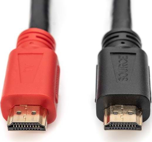 Фото - Кабель USB type A - USB type A Assmann HDMI High Speed с усилителем (AM/AM) 15m Black (AK-330105-150-S)