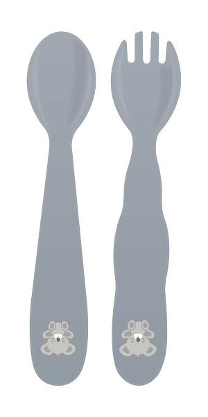 Фото - Набір столових приборів Tramontina Baby Le Petit X 2 пр.Gray (23797/602) Фото - Набір столових приборів Tramontina Baby Le Petit X 2 пр.Gray (23797/602)