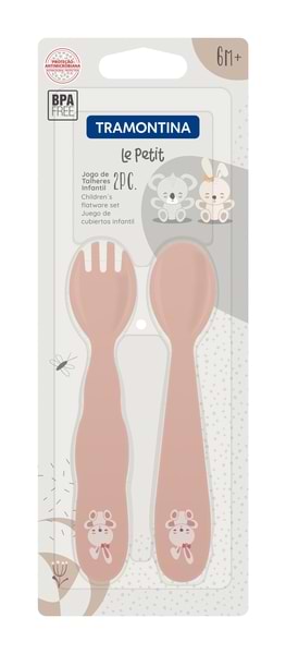 Фото - Набор столовых приборов Tramontina Baby Le Petit X 2 пр. Orange (23797/402)