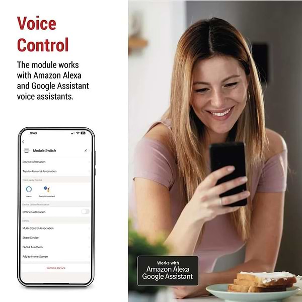 Фото - Релейний вимикач EMOS H5101 ZigBee 3.0 1-канальний