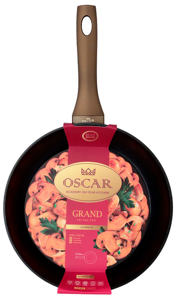 Фото - Сковорода универсальная OSCAR Grand 24 см (OSR-1103-24)