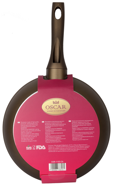 Фото - Сковорода универсальная OSCAR Grand 24 см (OSR-1103-24)