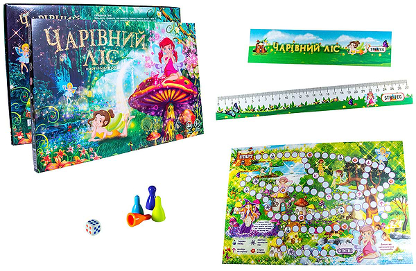 Фото - Настільна гра (5-7 років) Strateg бродилка "Чарівний ліс", укр (30215)