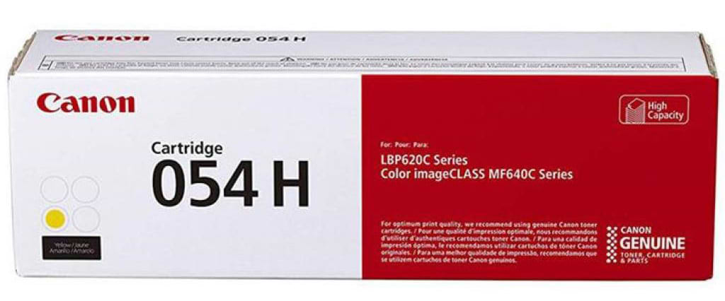 Картридж для лазерних принтерів/БФП Canon Cartridge 054H Yellow (2.3K) (3025C002AA)