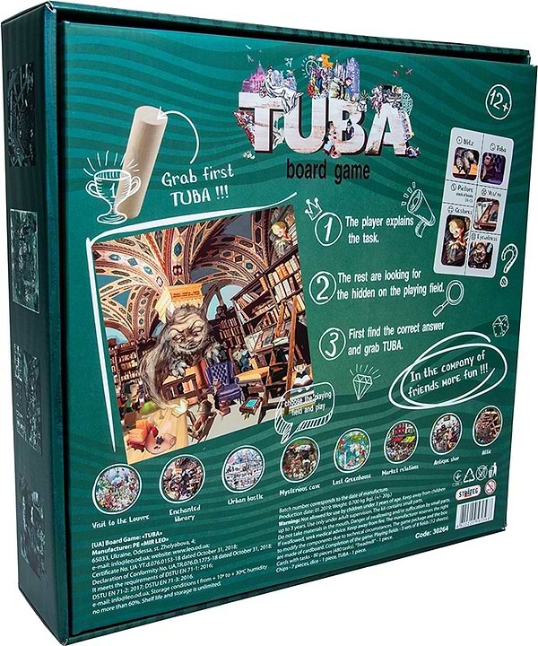 Фото - Настольная игра (12+) Strateg Туба англ. (30264)