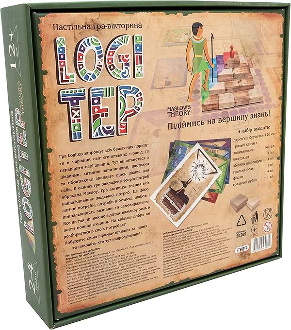 Фото - Настільна гра розвиваюча (12+) Strateg Logi tep (30269)