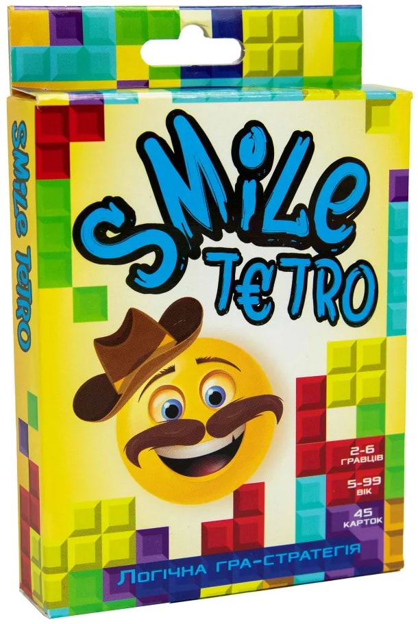 Настольная игра (5-7 лет) Strateg "Smile tetro", укр (30280)
