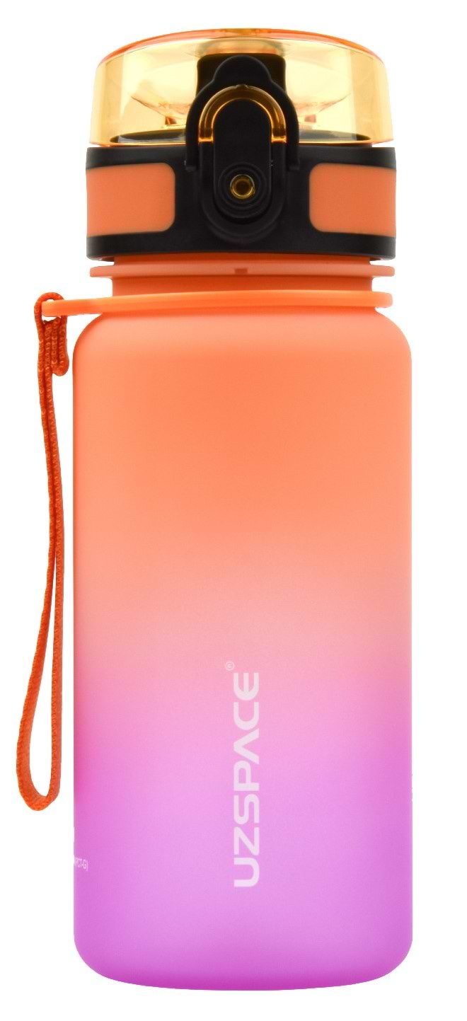 Бутылка для воды UZspace 3034 Frosted 350 мл Оранжево-розовая
