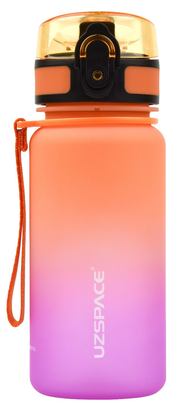 Фото - Бутылка для воды UZspace 3034 Frosted 350 мл Оранжево-розовая