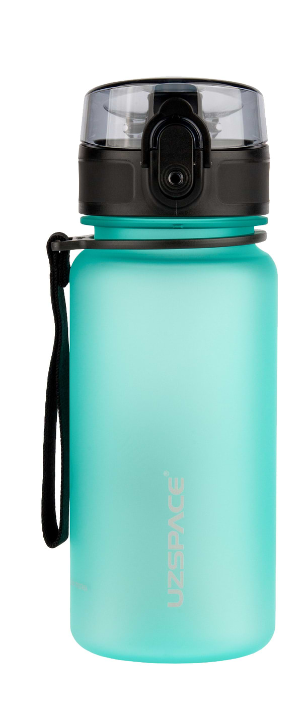 Фото - Пляшка для води UZspace 3034 Frosted 350 мл тіффані Фото - Пляшка для води UZspace 3034 Frosted 350 мл тіффані